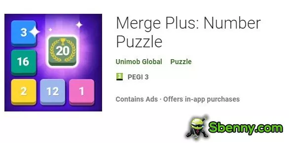 merge plus number puzzle
