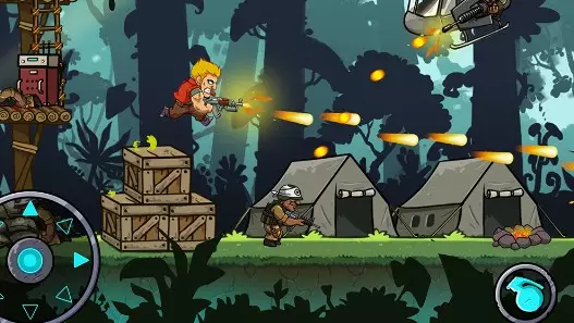 Gameplay screenshot from metal shooter super soldiers for Android