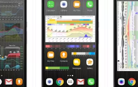 Gameplay screenshot from meteogram pro weather and tide charts for Android