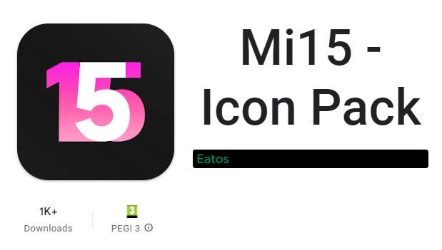  Mi15 - Icon Pack