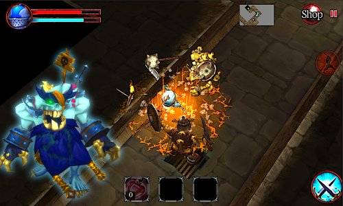 Gameplay screenshot from Mini Dungeon for Android