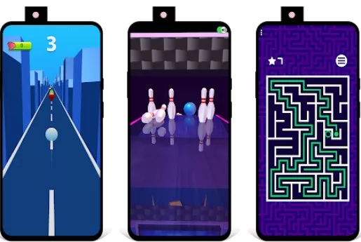 Gameplay screenshot from mini game hub 1000 online games arcade for Android