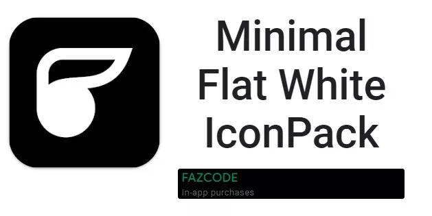  Minimal Flat White IconPack