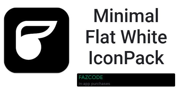  Minimal Flat White IconPack