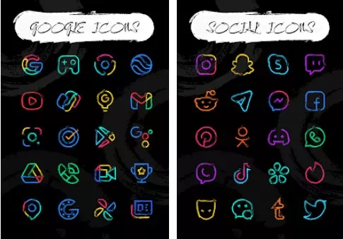 Gameplay screenshot from mira icons for Android