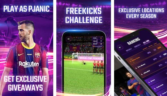 Gameplay screenshot from miralem pjanic freekick for Android