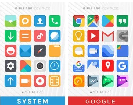 Gameplay screenshot from miui icon pack pro for Android