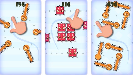 Gameplay screenshot from mmm fingers for Android