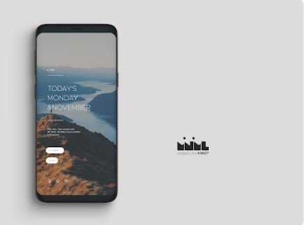 Gameplay screenshot from mnml minimal kwgt widgets for Android