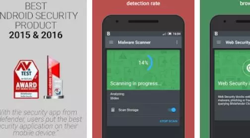 Gameplay screenshot from mobile security and antivirus for Android