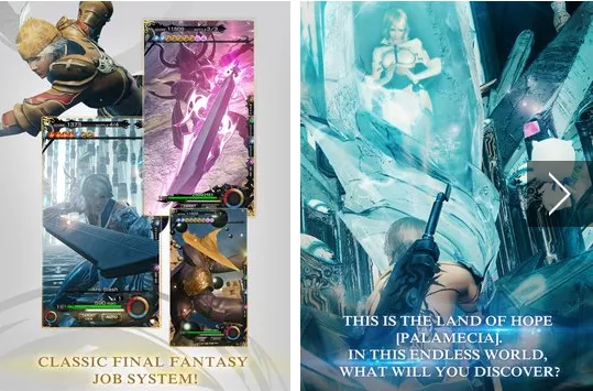 Gameplay screenshot from mobius final fantasy for Android