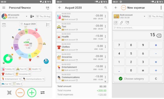 tracker de dépenses de gestionnaire d'argent APK Android