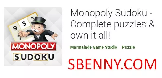  Monopoly Sudoku - Complete puzzles & own it all!
