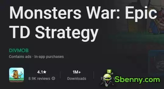 monsters war epic td strategy