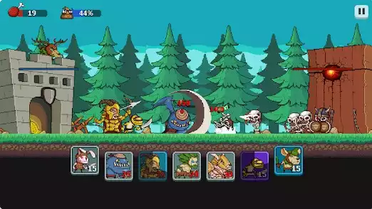 Gameplay screenshot from monsters war epic td strategy for Android