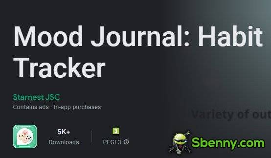 mood journal habit tracker
