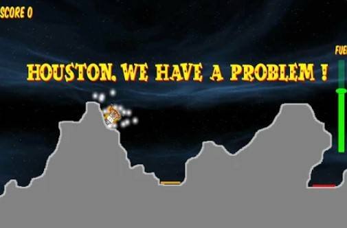Gameplay screenshot from moon lander pro for Android