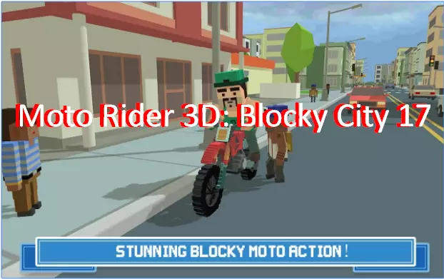  Moto Rider 3D: Blocky City 17