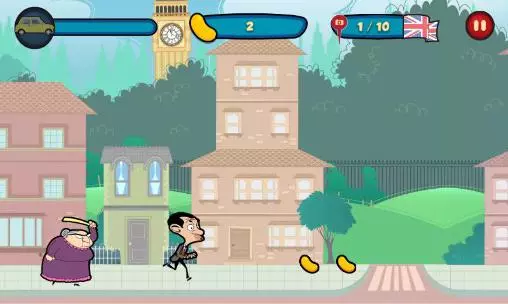 Gameplay screenshot from mr bean around the world for Android