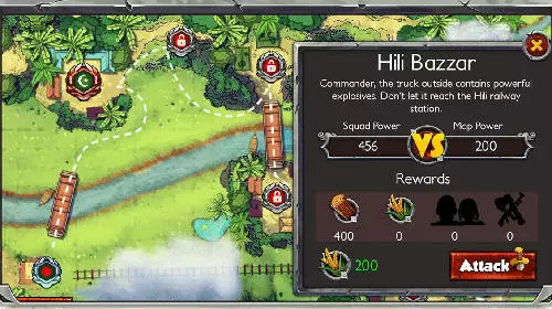 Gameplay screenshot from mukti camp for Android