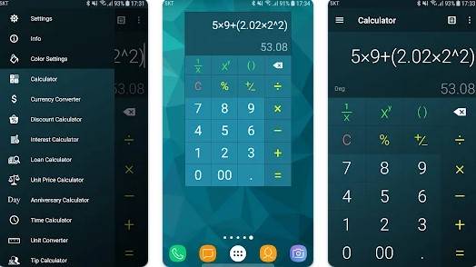 Gameplay screenshot from multi calculator for Android