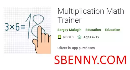 multiplication math trainer