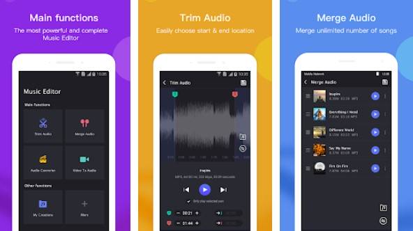Gameplay screenshot from music editor for Android