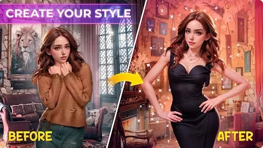 Gameplay screenshot from my fantasy choose romance for Android