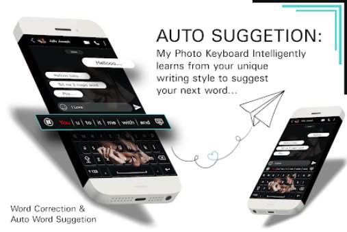 Gameplay screenshot from my photo keyboard for Android
