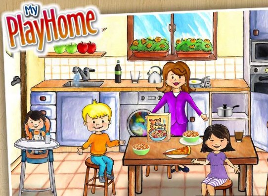 Gameplay screenshot from my playhome for Android