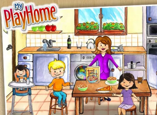 Gameplay screenshot from my playhome for Android