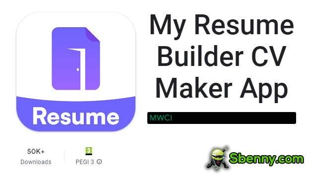  My Resume Builder CV Maker App APK