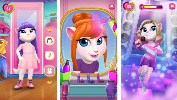 Gameplay screenshot from my talking angela2 for Android