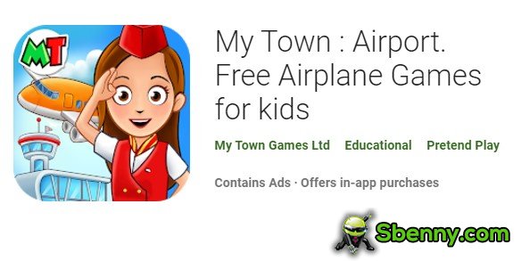 my town airport free airplane games for kids