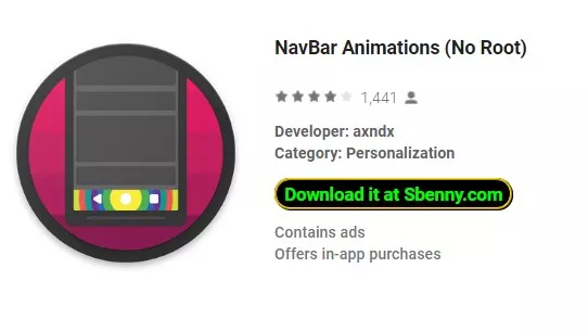 navbar animations no root