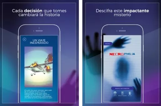 Gameplay screenshot from necrofilia libro prohibido de misterio y sangre for Android
