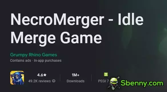 necromerger idle merge game