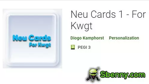 neu cards 1 for kwgt