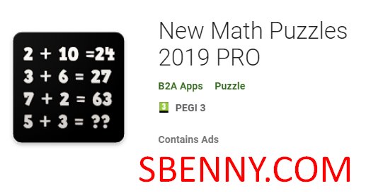 new math puzzles 2019 pro