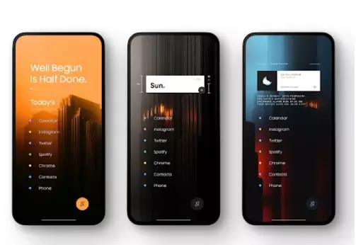 Gameplay screenshot from niagara widgets for kwgt pro for Android