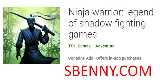  Ninja warrior: legend of shadow fighting games