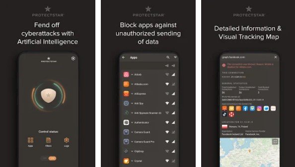 Gameplay screenshot from no root firewall internet data blocker protection for Android