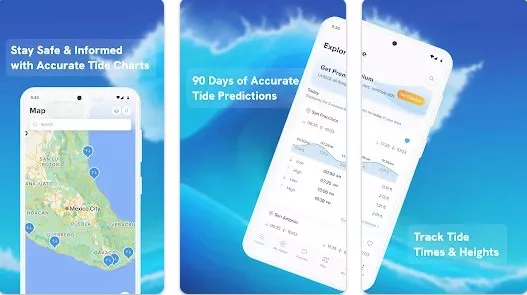 Gameplay screenshot from noaa tide chart and forecast for Android