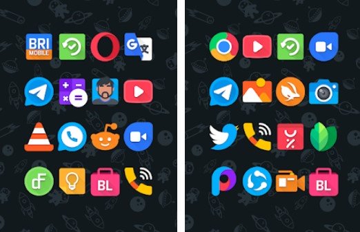 Gameplay screenshot from norma icon pack for Android