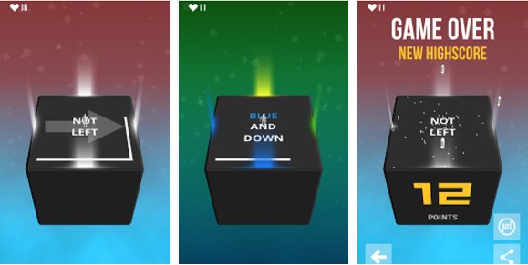 Gameplay screenshot from not not a brain buster for Android