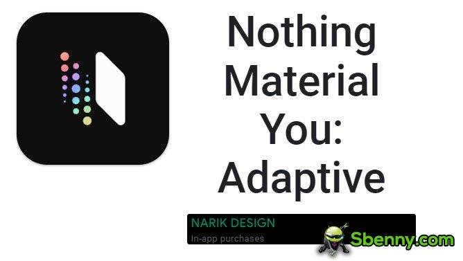  Nothing Material You: Adaptive
