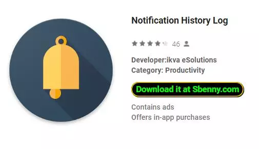 notification history log