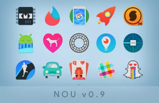 Gameplay screenshot from nou material icon pack for Android