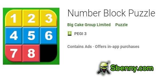  Number Block Puzzle