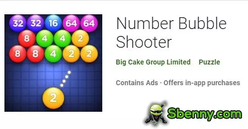 number bubble shooter